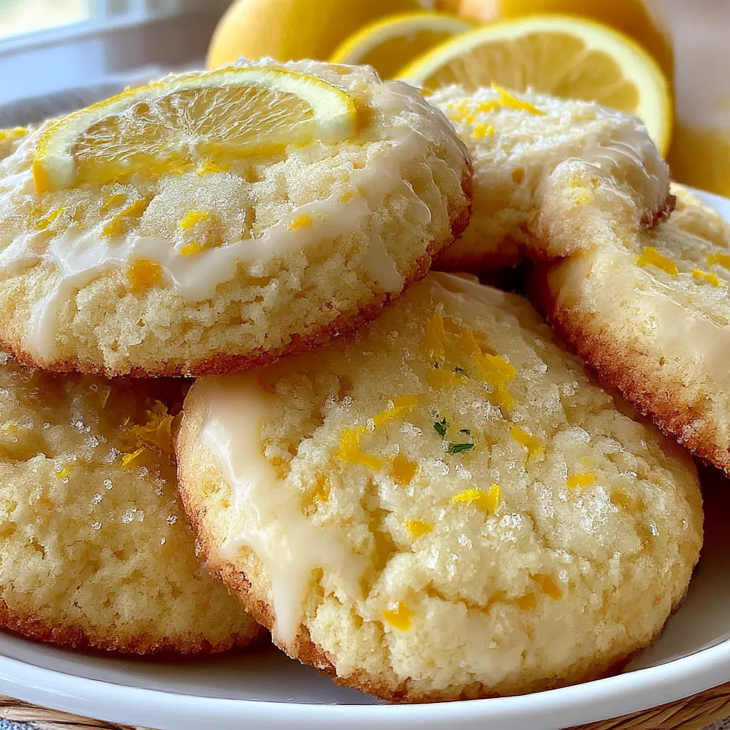 Zesty Lemon Shortbread Cookies