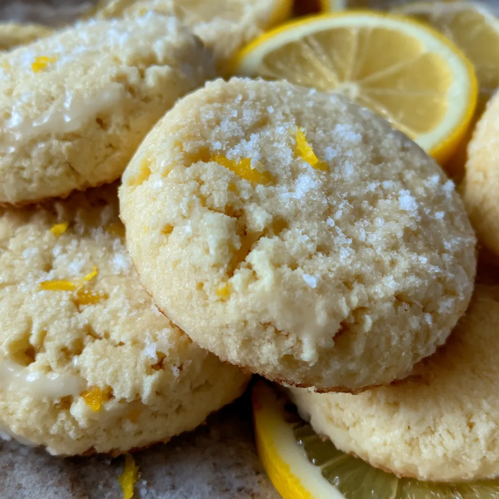 Zesty Lemon Shortbread Cookies