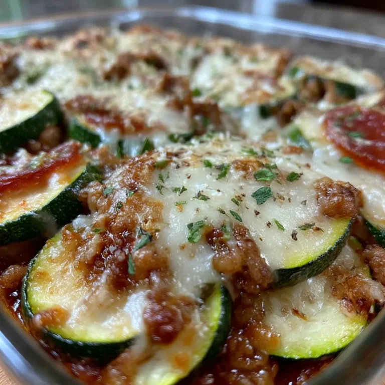 Zucchini Pizza Casserole