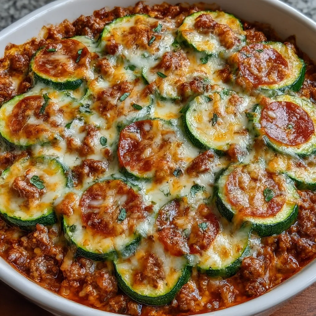 Zucchini Pizza Casserole