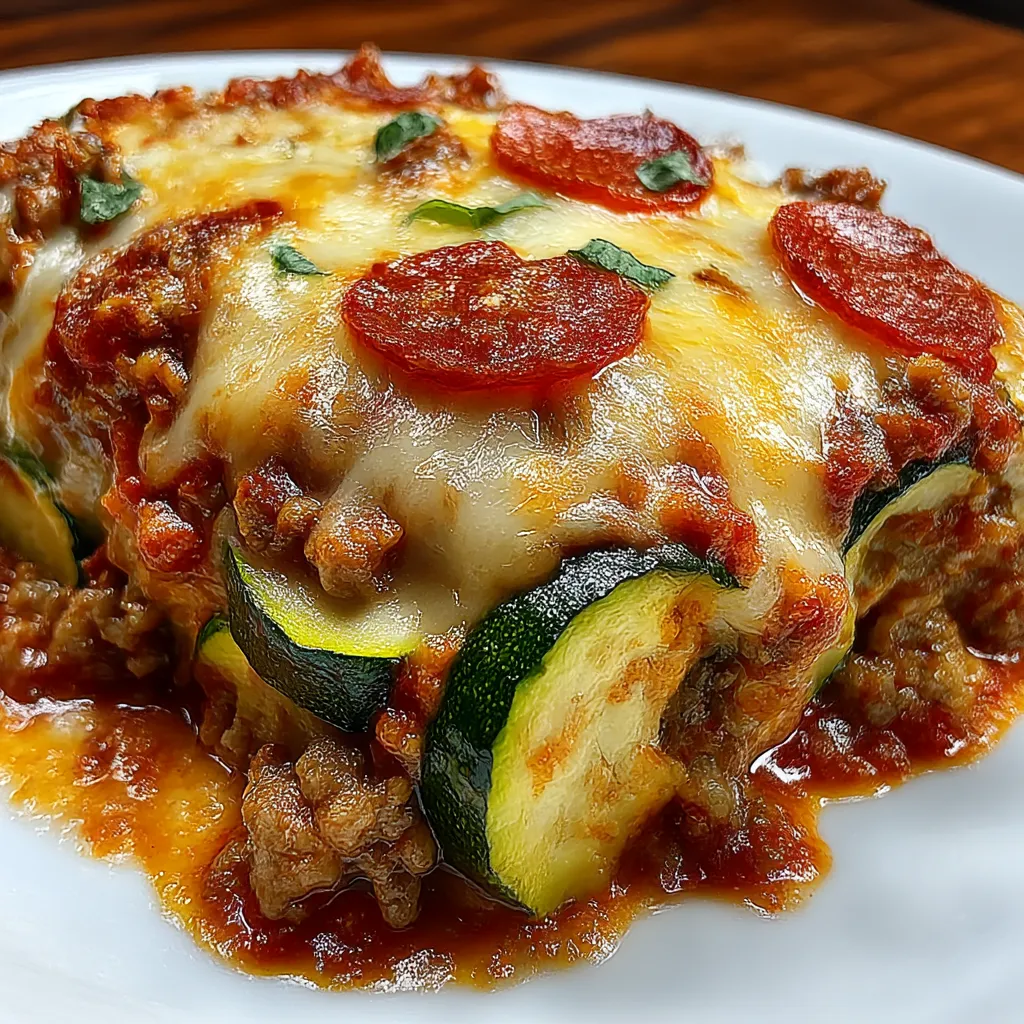 Zucchini Pizza Casserole