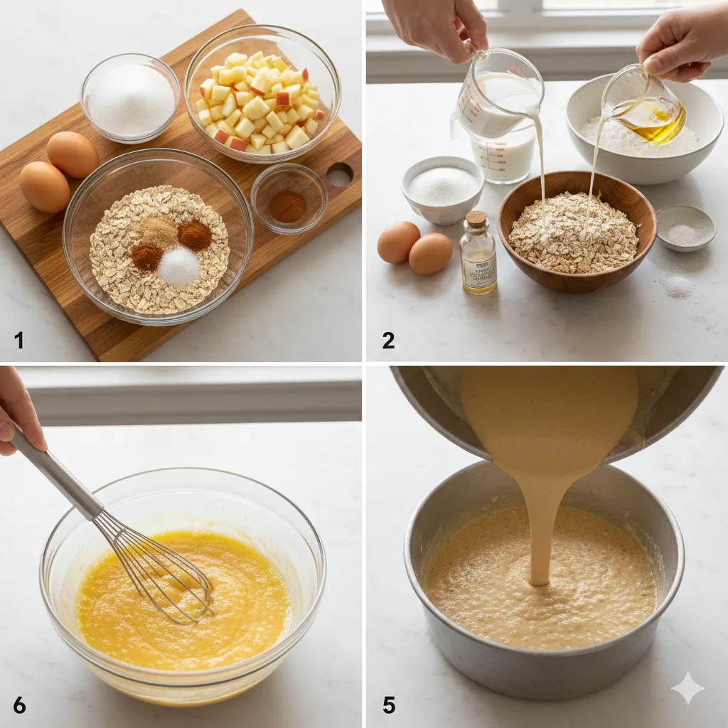 Apple Cinnamon Breakfast Oat Loaf