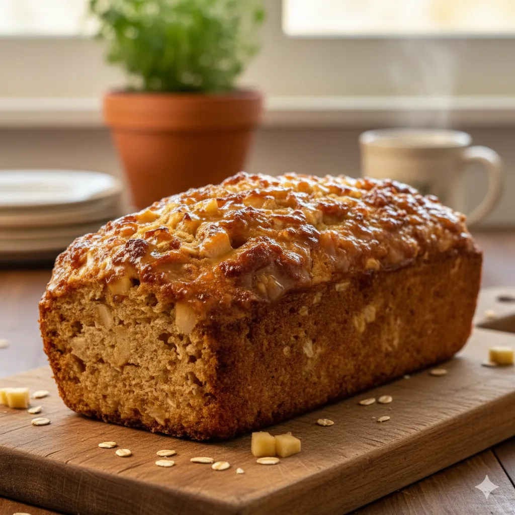 Apple Cinnamon Breakfast Oat Loaf