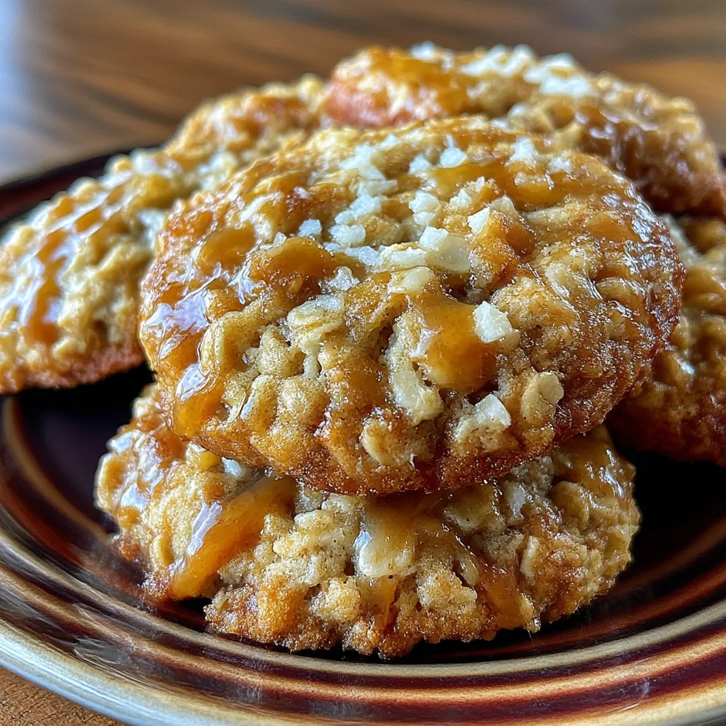 Apple Pie Oatmeal Cookies offer 5-ingredient easy cozy yum. 6 Apple Pie Oatmeal Cookies