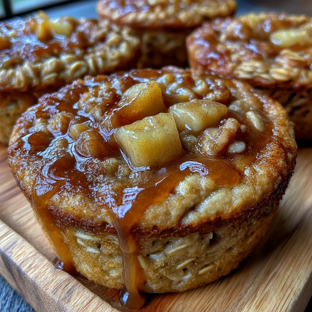 Baked Apple Cinnamon Oatmeal Cups