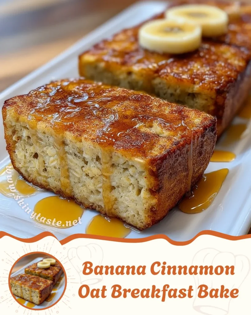 Banana Cinnamon Oat Breakfast Bake
