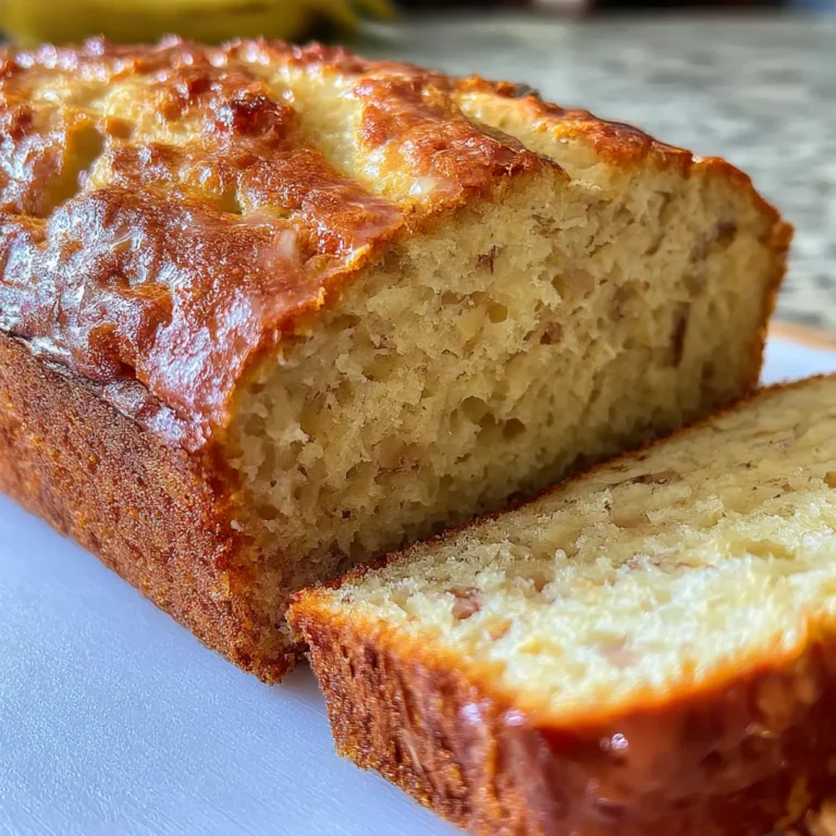 Banana Milk Soft Morning Cake