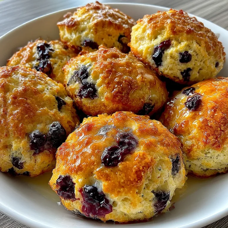 Blueberry Butter Swim Biscuits