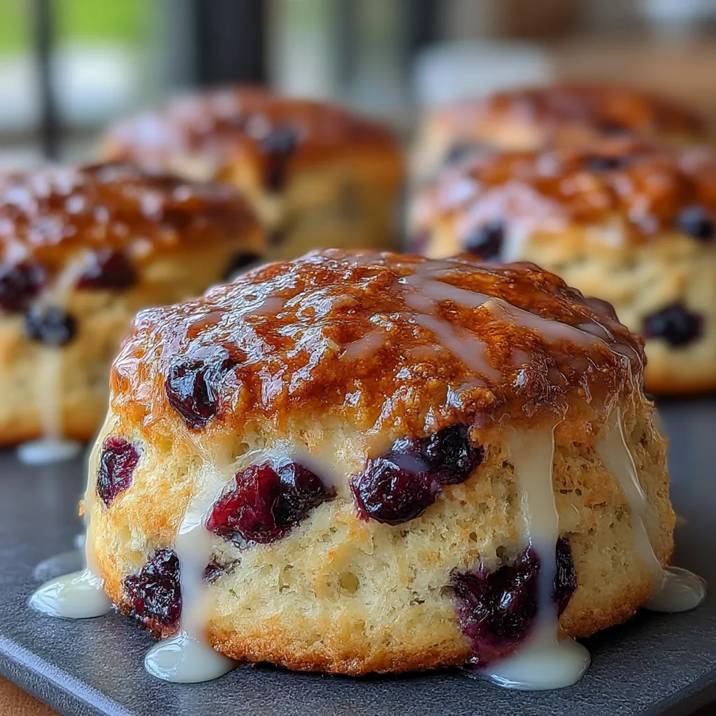 Blueberry Butter Swim Biscuits