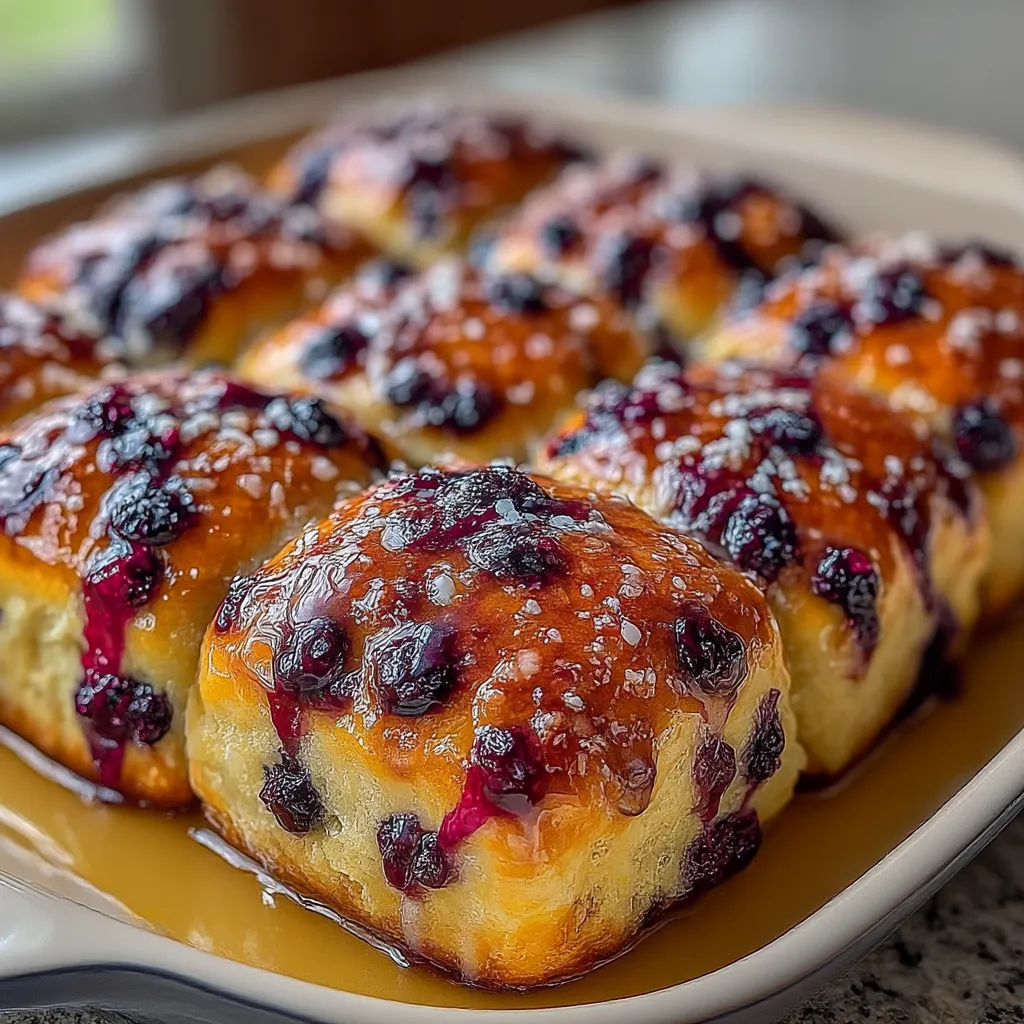 Blueberry Butter Swim Biscuits
