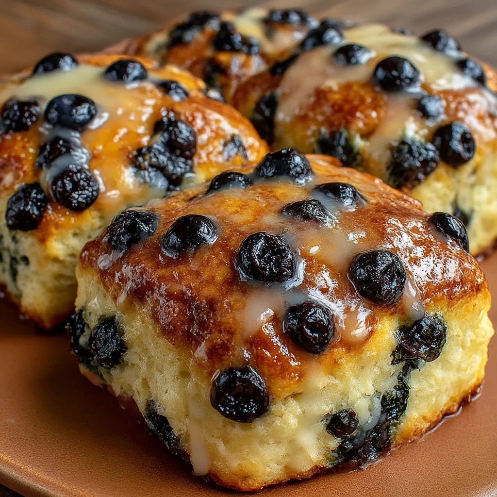 Blueberry Butter Swim Biscuits