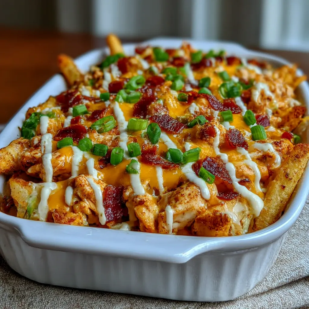 Chicken Turkey Bacon Ranch Fries