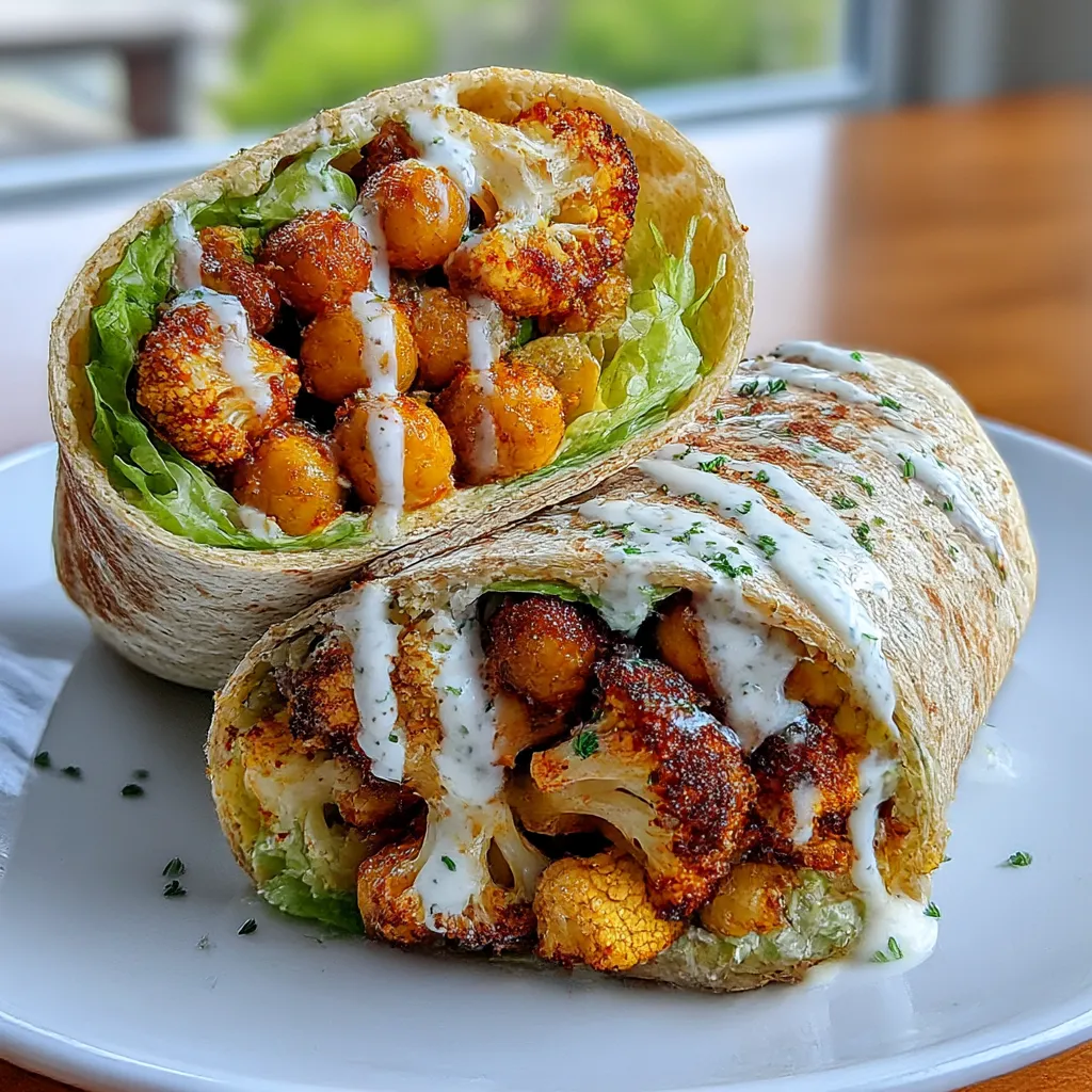 Chili Lime Chickpea Cauliflower Wrap4 is bold,zesty,crispy. 6 Chili Lime Chickpea Cauliflower Wrap