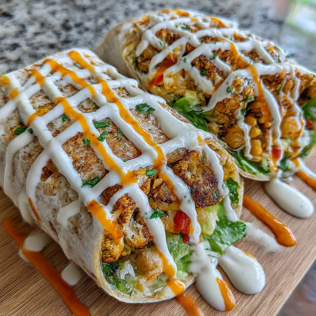Chili Lime Chickpea Cauliflower Wrap4 is bold,zesty,crispy. 7 Chili Lime Chickpea Cauliflower Wrap