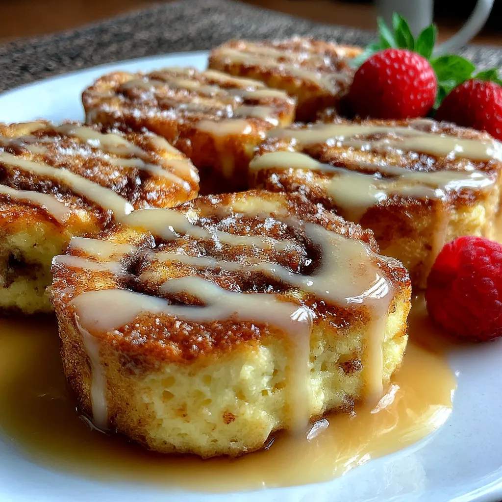 Cinnamon Roll French Toast Bites