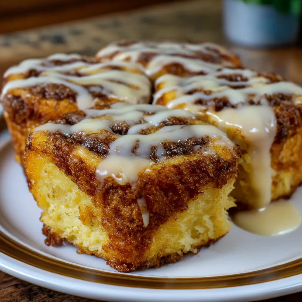 Cinnamon Roll French Toast Bites