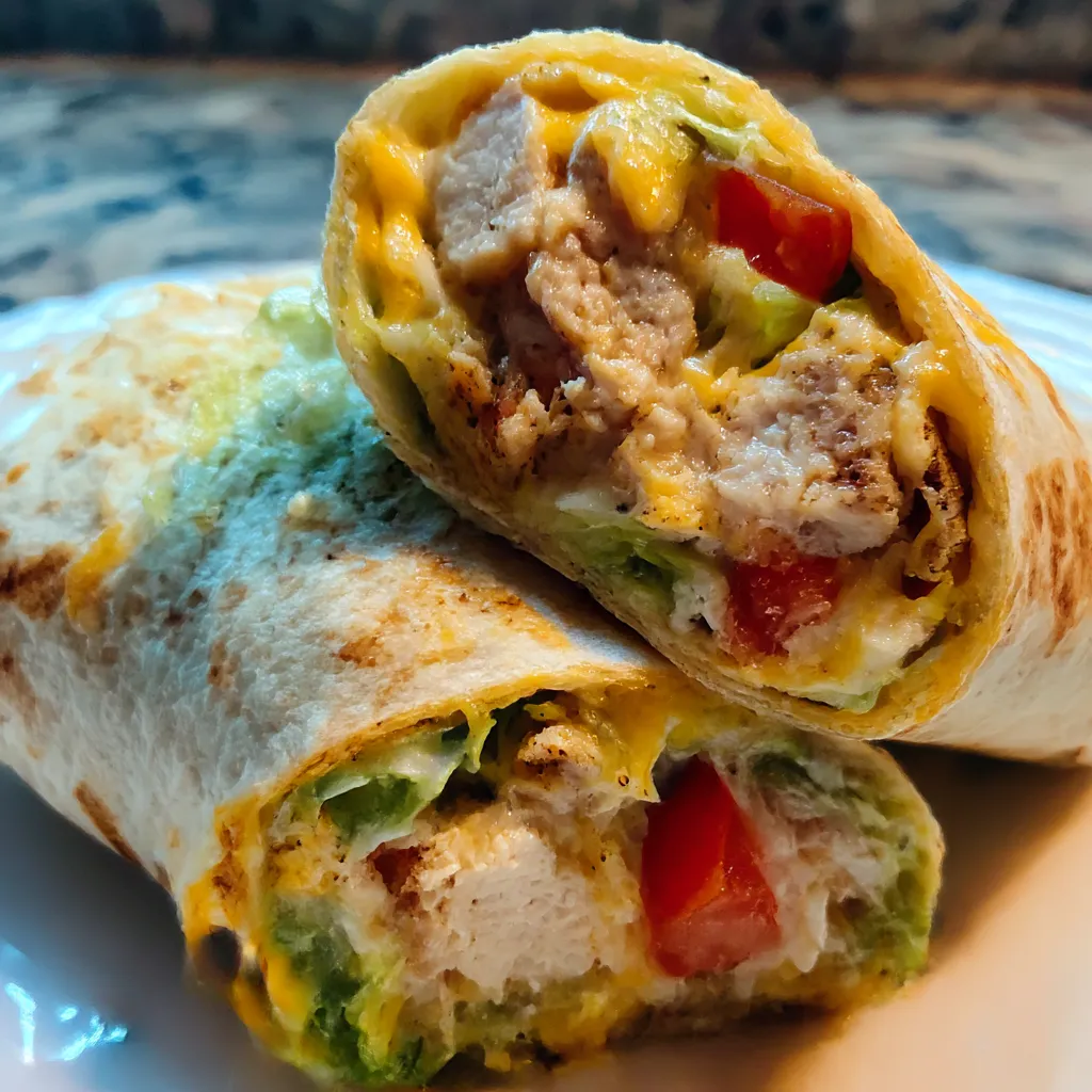 Cozy Cheesy Garlic Chicken Wraps are a 5-Minute Win. 6 Cozy Cheesy Garlic Chicken Wraps