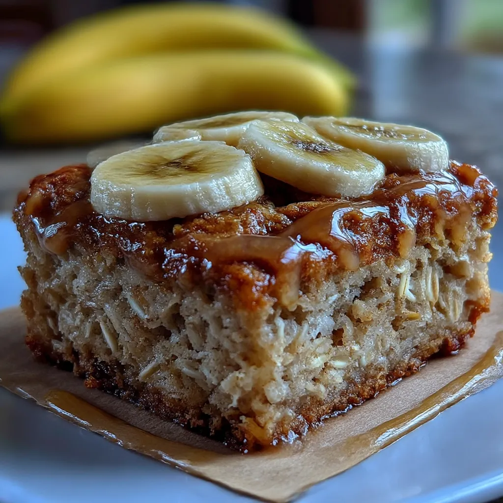 Cozy Morning Banana Oatmeal Bars
