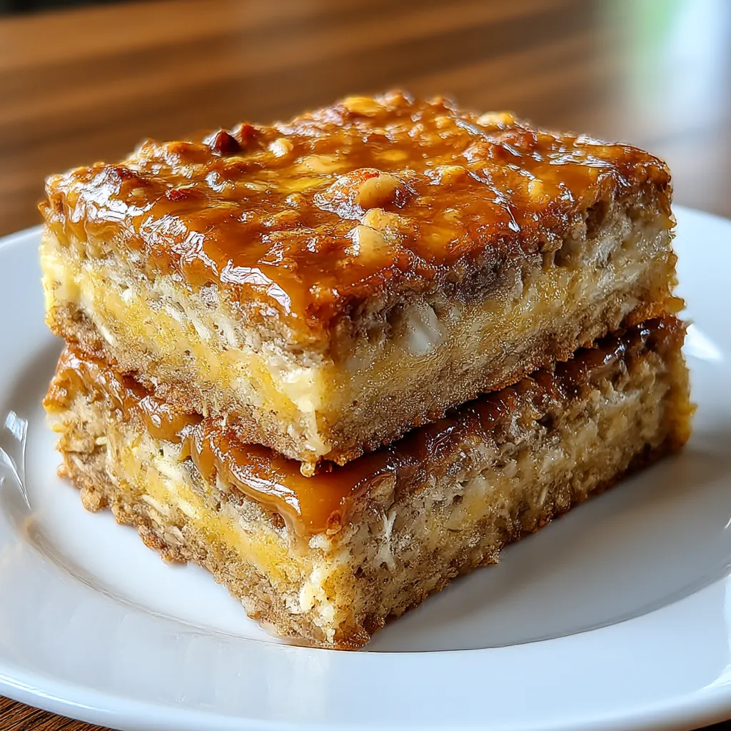 Cozy Morning Banana Oatmeal Bars