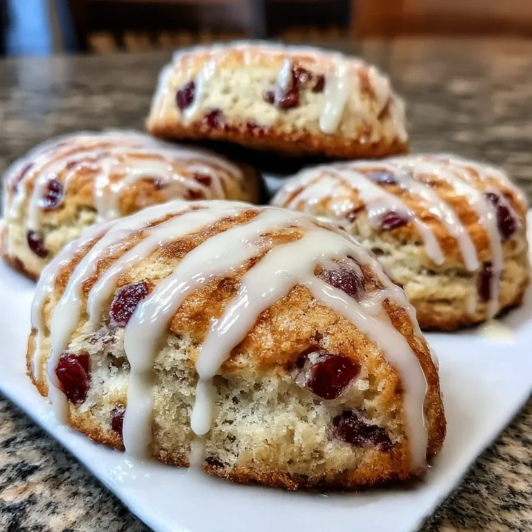 Cranberry Orange Sour Cream Scones