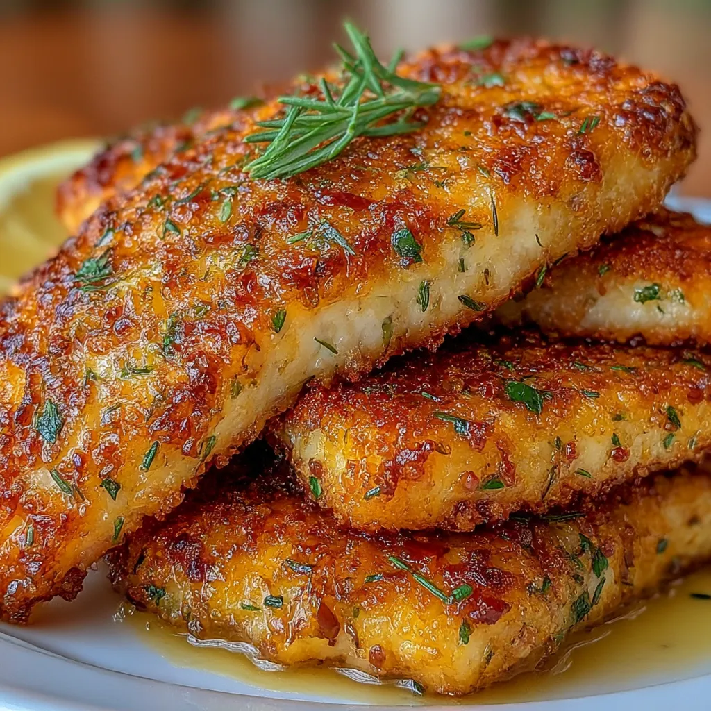 Crispy Dill Pickle Parmesan Chicken