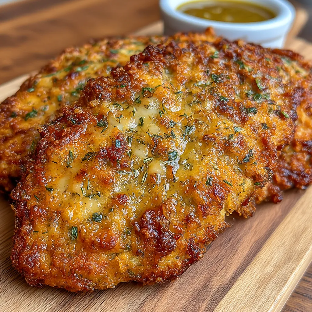 Crispy Dill Pickle Parmesan Chicken