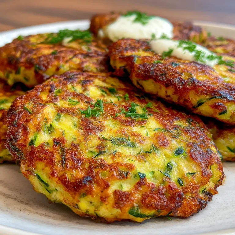 Crispy Zucchini Fritters