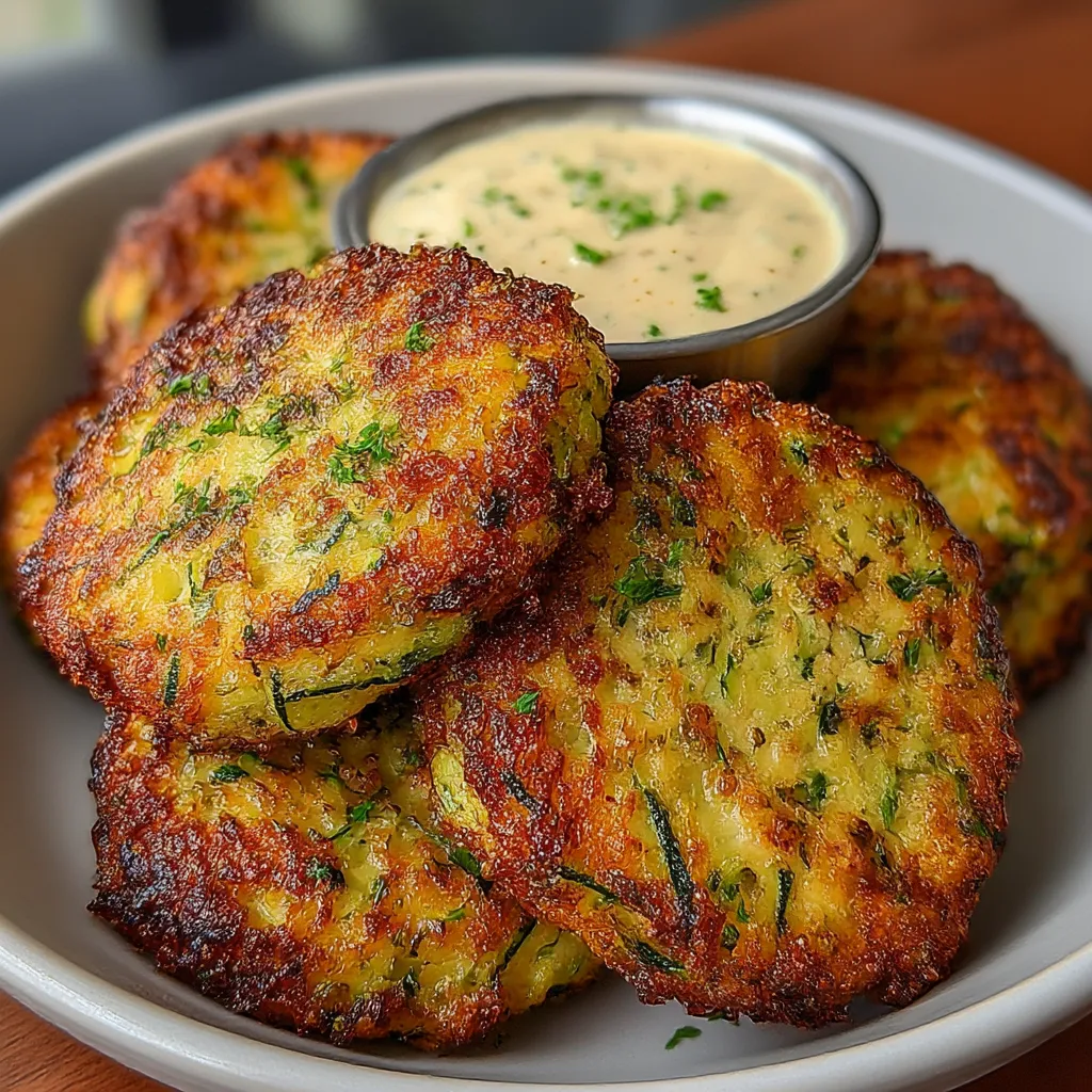 Crispy Zucchini Fritters have 3 Quick Protein-Packed bites. 7 Crispy Zucchini Fritters
