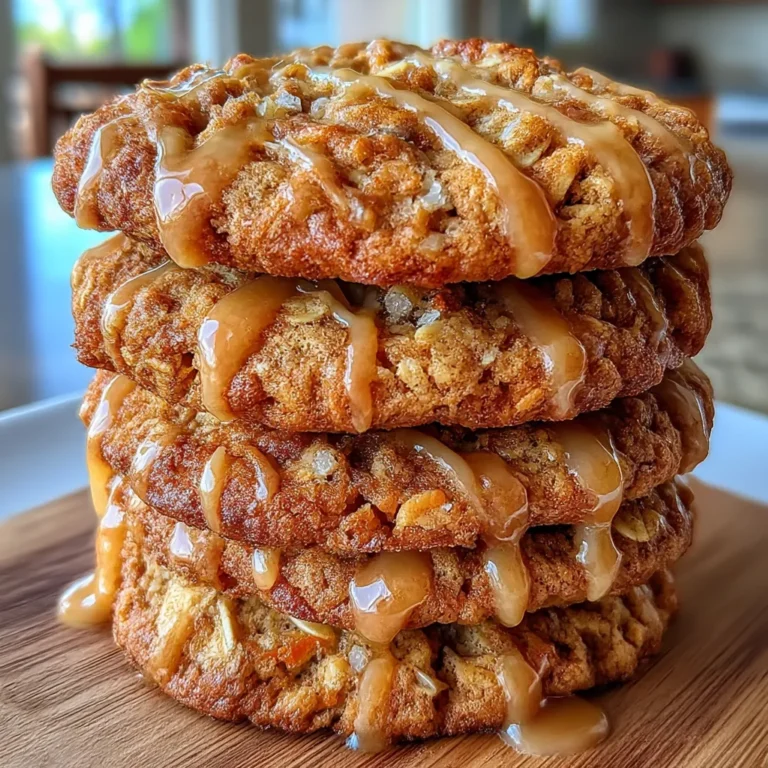 Easy Carrot Cake Oatmeal Cookies