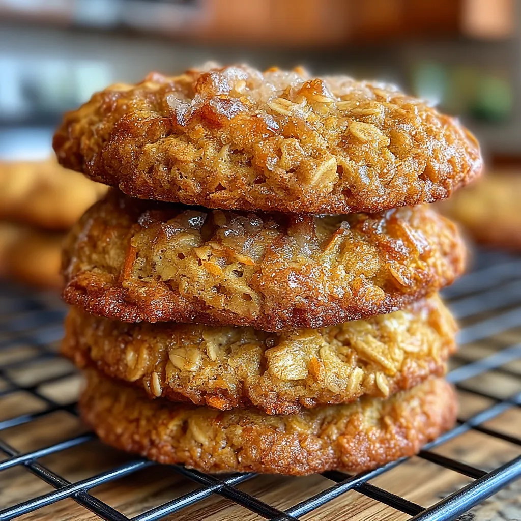 Easy Carrot Cake Oatmeal Cookies