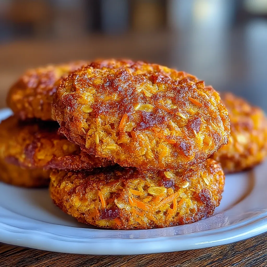 Easy Carrot Cake Oatmeal Cookies
