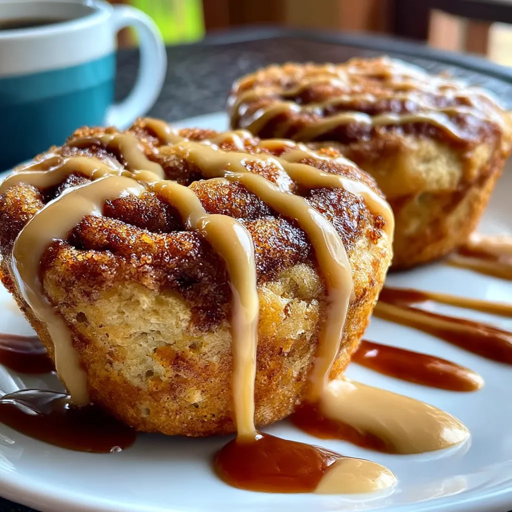Easy Cinnamon Roll Protein Muffins