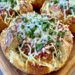 Easy Spaghetti Garlic Bread Bowls