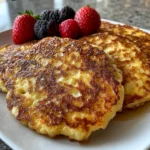 Flourless Cottage Cheese Pancakes