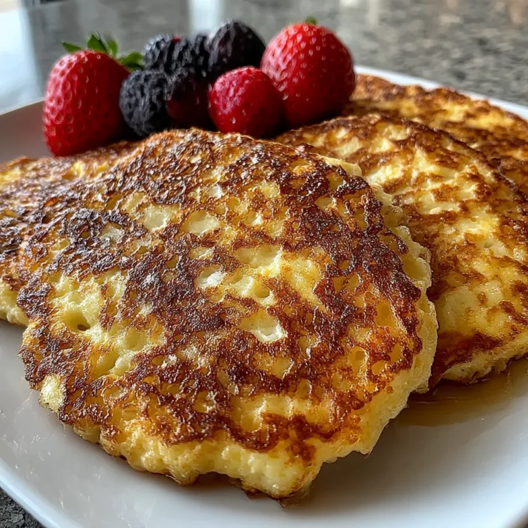 Flourless Cottage Cheese Pancakes