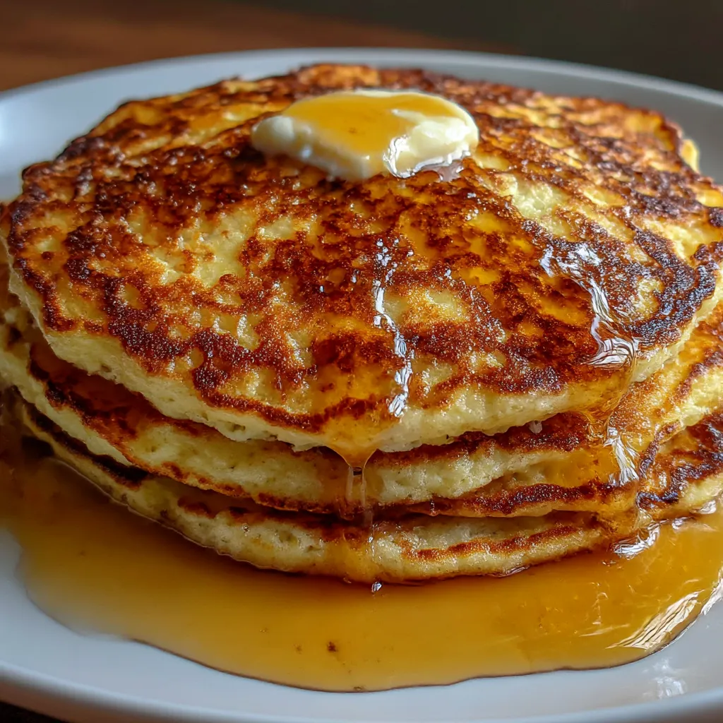 Flourless Cottage Cheese Pancakes are fluffy, delicious, protein-packed. 6 Flourless Cottage Cheese Pancakes