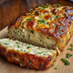 Garlic Parmesan Chicken Meatloaf