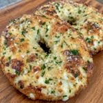 Garlic-Parmesan Cottage Cheese Bagels