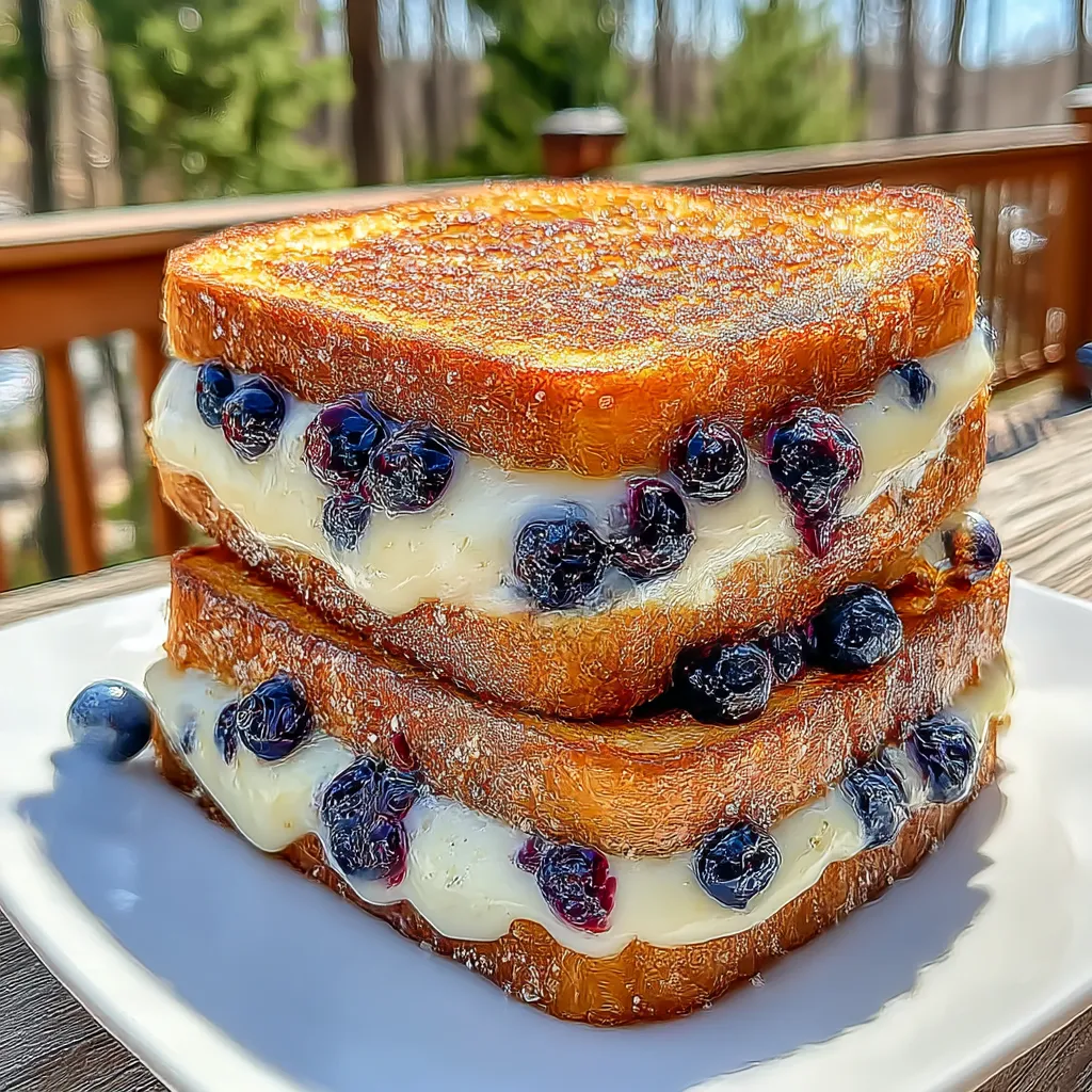 Gourmet Blueberry Grilled Cheese