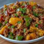Ground Turkey and Peppers