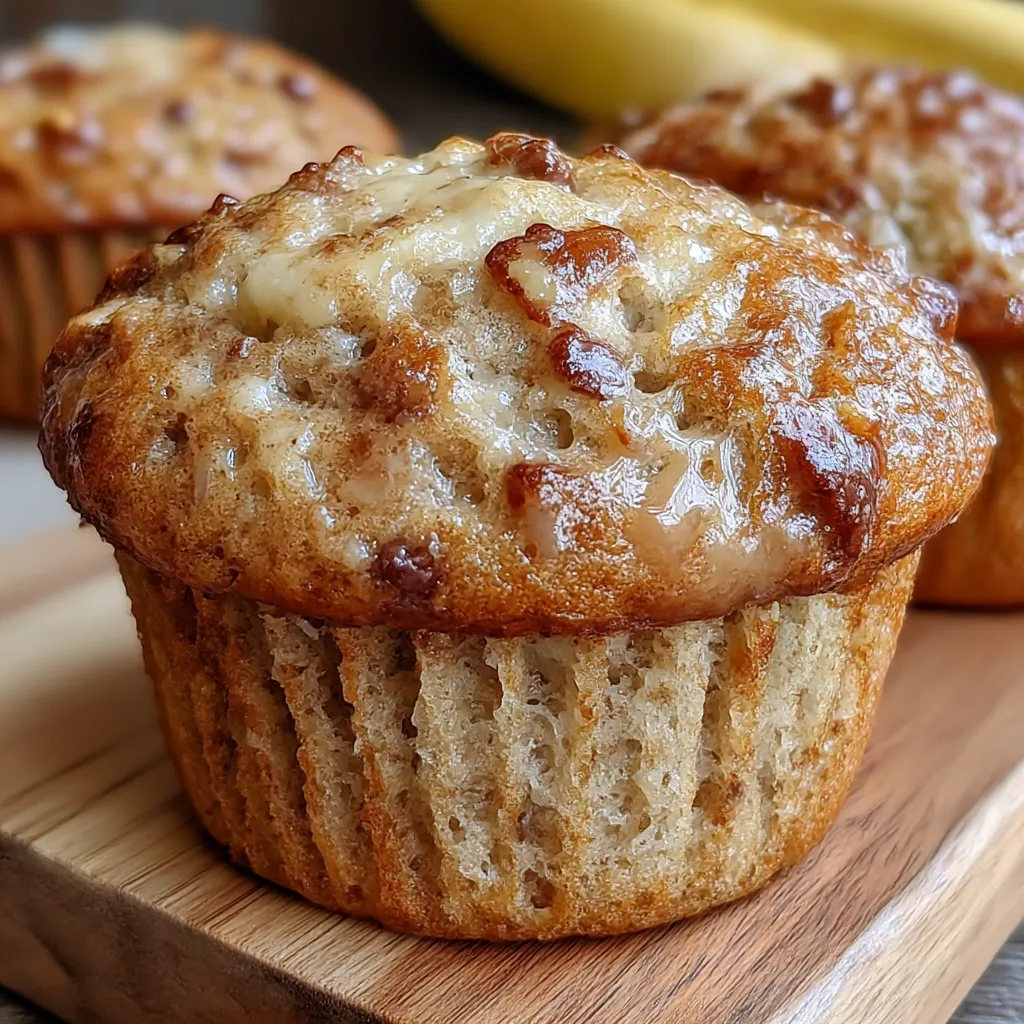 Healthy Greek Yogurt Banana Muffins