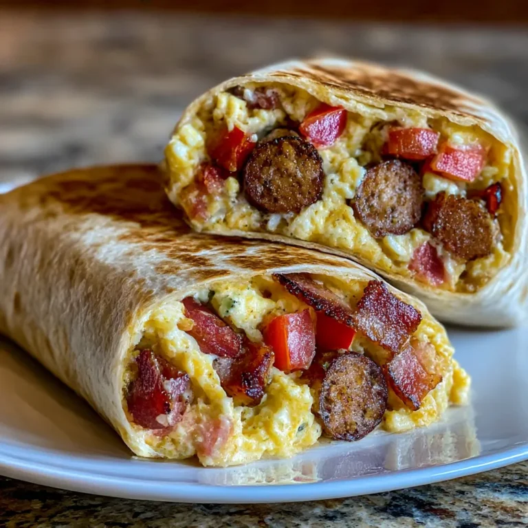 High-Protein Breakfast Burritos