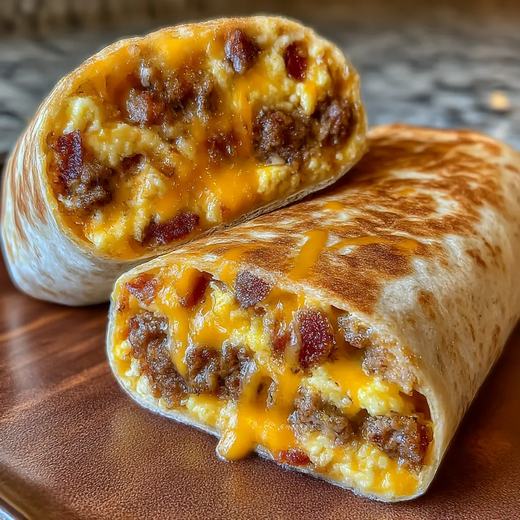 High-Protein Breakfast Burritos