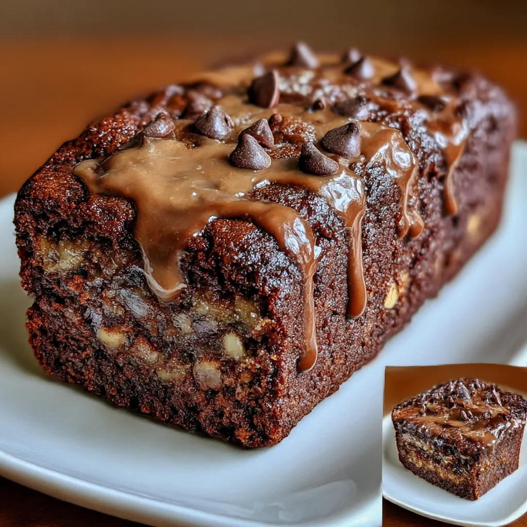High Protein Chocolate Banana Bread