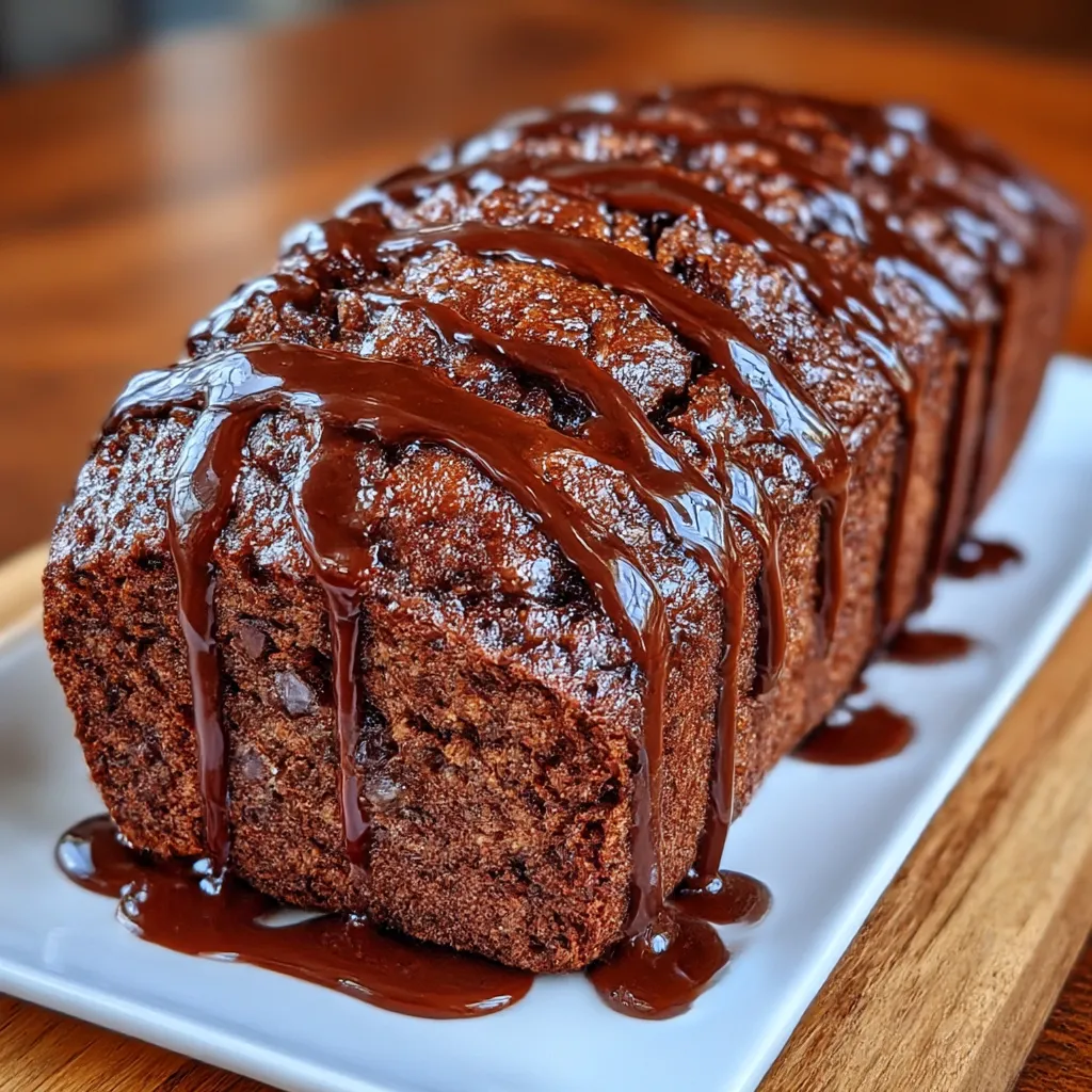 High Protein Chocolate Banana Bread