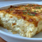 High-Protein Cottage Cheese and Onion Bake