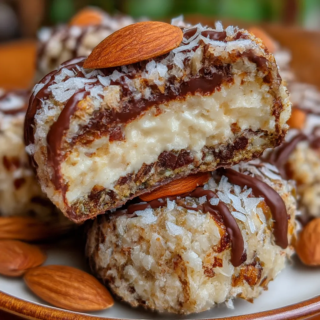 Homemade Healthy Almond Joys