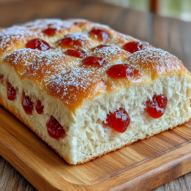 Jam Donut Focaccia