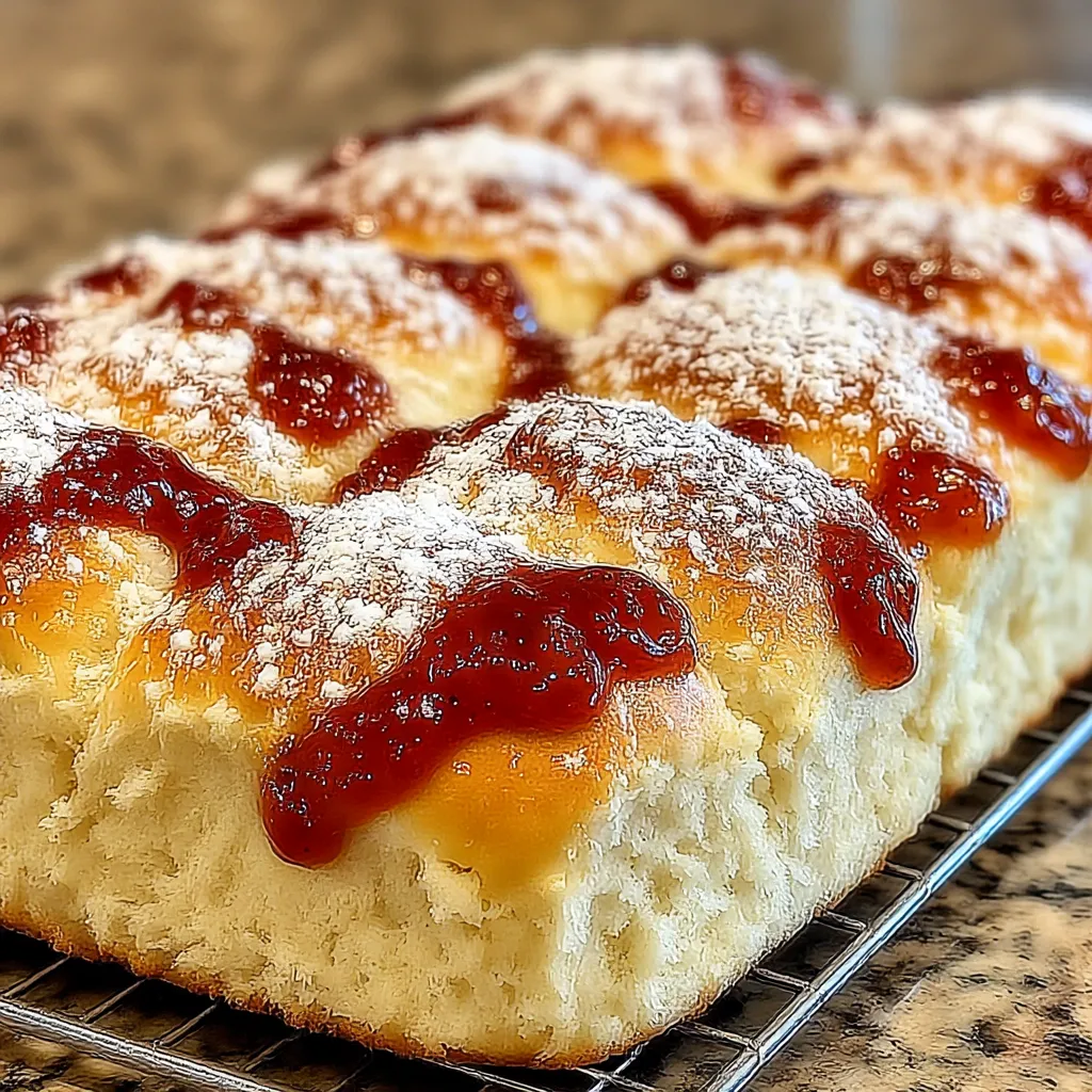 Jam Donut Focaccia