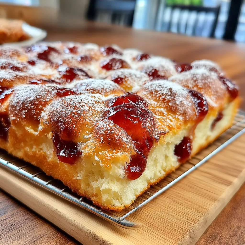 Jam Donut Focaccia